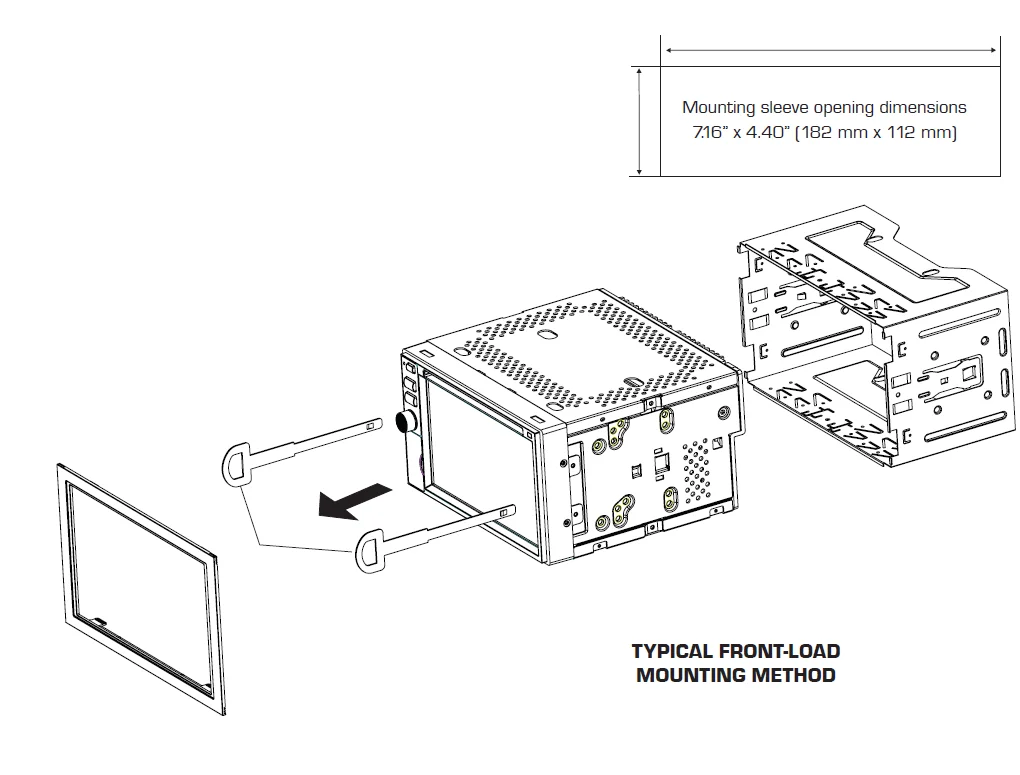 Axxera AV614BH DVD Multimedia Receiver 1