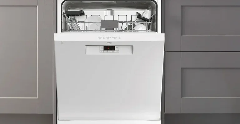 Beko BDFS16030W Freestanding Slimline Dishwasher feat