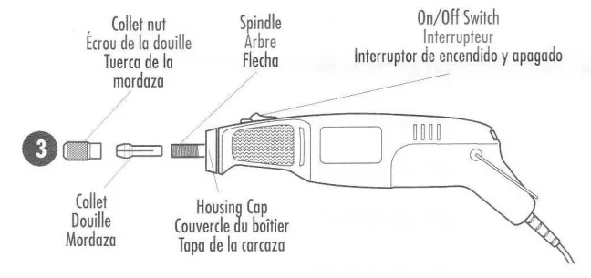 Black & Decker Wizard RT550 Rotary Tool 3