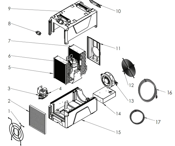BlueDri DH76 150 PPD Portable Commercial Dehumidifier 1