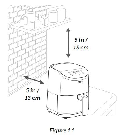 COSORI CAF-LI211 Lite 2.1-Quart Mini Air Fryer 3