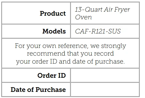 COSORI CAF-R121-SUS 13-Quart Air Fryer Oven 14