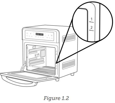 COSORI CAF-R121-SUS 13-Quart Air Fryer Oven 6