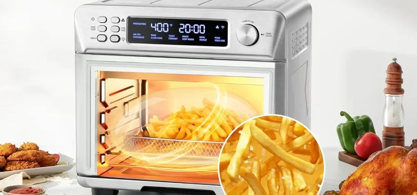COSORI CAF-R121-SUS 13-Quart Air Fryer Oven feat