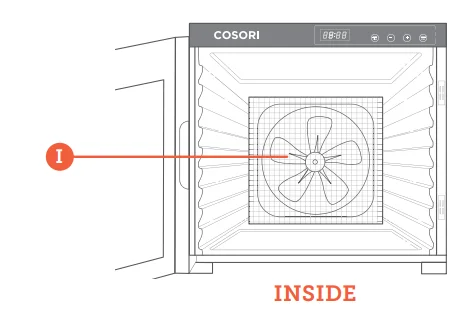 COSORI CFD-P101-SUS Premium Pro 10-Tray Food Dehydrator 2