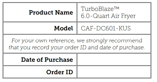 COSORI TurboBlaze™ 6.0-Quart Air Fryer 16