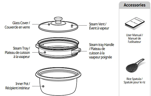 CUCKOO CR-0601C 6-Cup One Touch Rice Cooker 2
