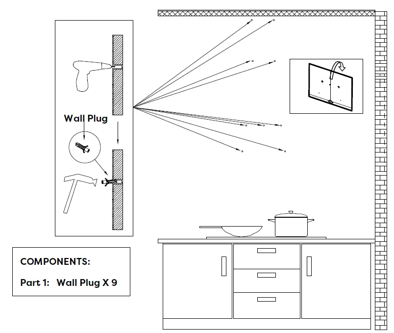 Ciarra 736F-736H Cooker Hood Manual Ciarra 736F-736H 12