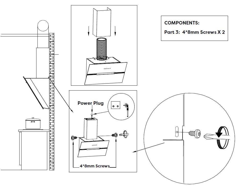 Ciarra 736F-736H Cooker Hood Manual Ciarra 736F-736H 19