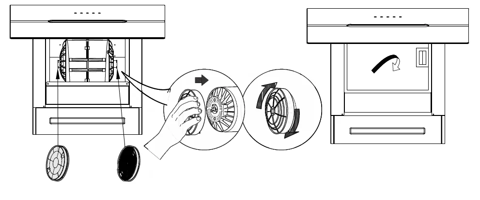 Ciarra 736F-736H Cooker Hood Manual Ciarra 736F-736H 26