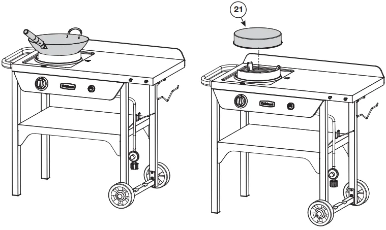 Cuisinart CGG-1265 Outdoor Wok Station 16