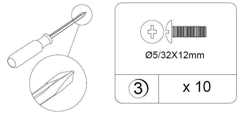 Dorel Home 8104885WC Side Storage Desk Assembly 16