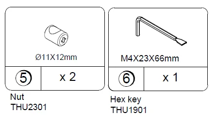 Dorel Home 8104885WC Side Storage Desk Assembly 5