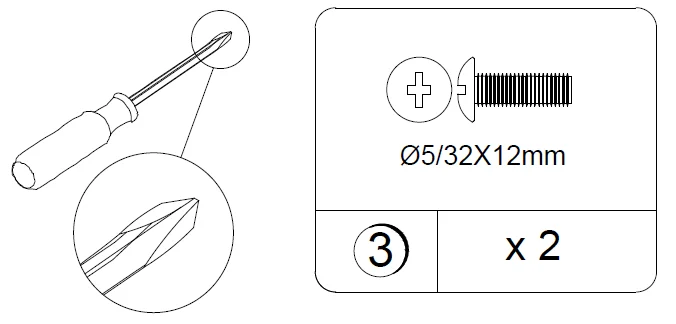 Dorel Home 8104885WC Side Storage Desk Assembly 6