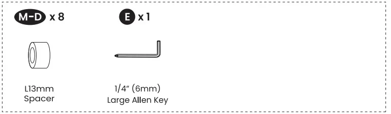 ErGear EGDS15B-US Dual Monitor Stand User Manual ErGear EGDS15B-US Dual Monitor Stand 10