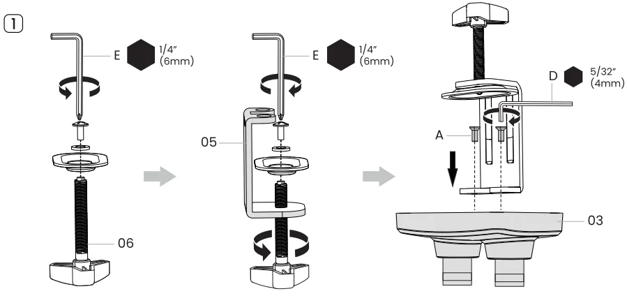 ErGear EGDS15B-US Dual Monitor Stand User Manual ErGear EGDS15B-US Dual Monitor Stand 14