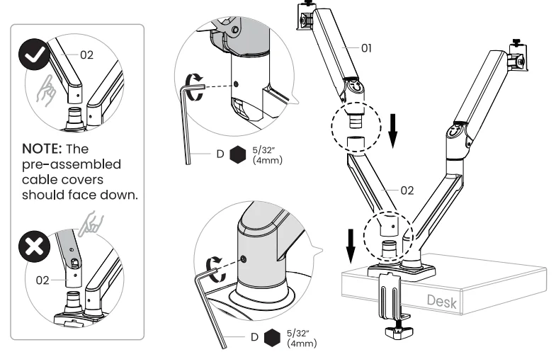 ErGear EGDS15B-US Dual Monitor Stand User Manual ErGear EGDS15B-US Dual Monitor Stand 21
