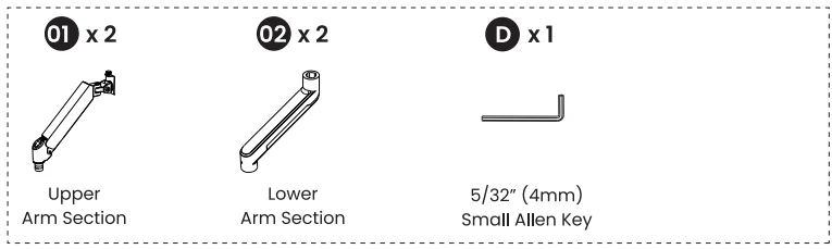 ErGear EGDS15B-US Dual Monitor Stand User Manual ErGear EGDS15B-US Dual Monitor Stand 8
