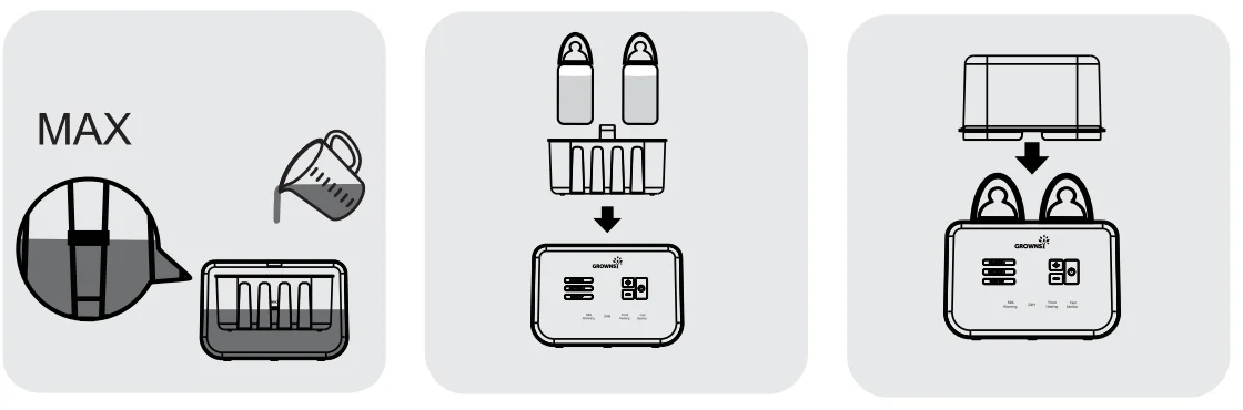 GROWNSY W3 Bottle Warmer And Sterilizer 22