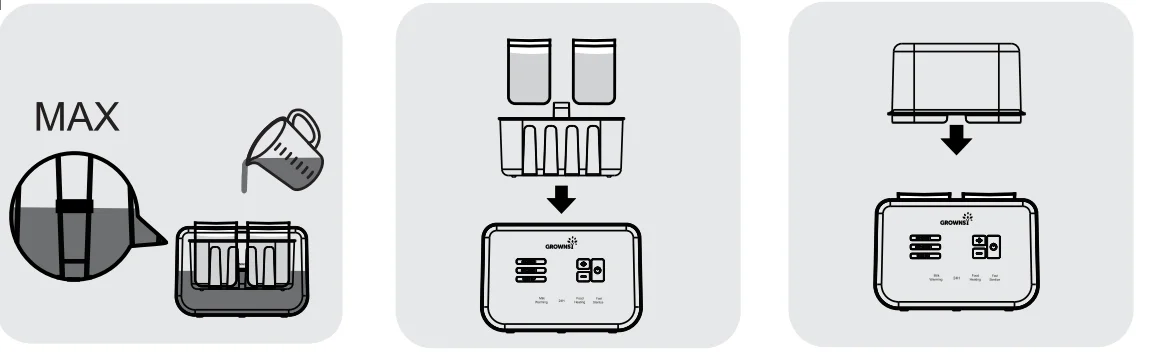 GROWNSY W3 Bottle Warmer And Sterilizer 25