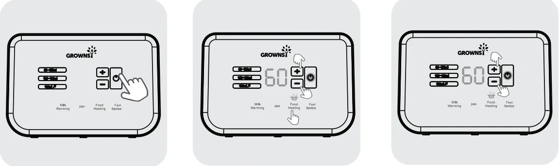 GROWNSY W3 Bottle Warmer And Sterilizer 26