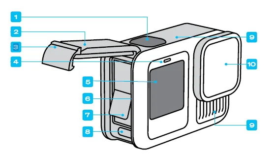 GoPro HERO 13 Black Camera User Guide GoPro HERO 13 Black Camera 1
