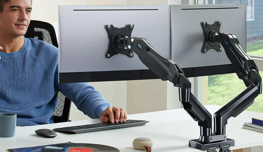 HUANUO HNDS6 Fully Adjustable Monitor Stand User Manual