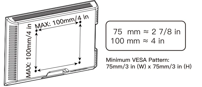 HUANUO HNTS3B Triple Monitor Mount 1