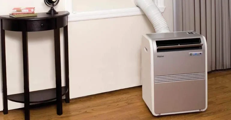 Haier HPRB08XCM Portable AC Unit feat