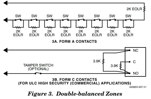 Honeywell 4208EX 8 Zone Remote Point Module 3
