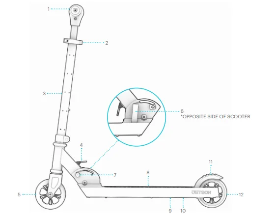 Jetson Kids Jupiter 2-Wheel Light-Up Kick Scooter 2