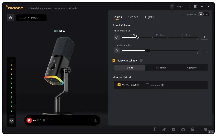 Maono PD100W Microphone 1