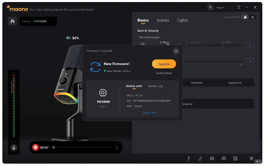 Maono PD100W Microphone 22
