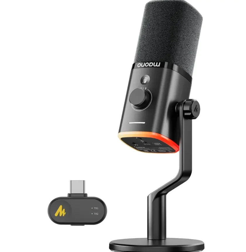Maono PD100W Microphone product image