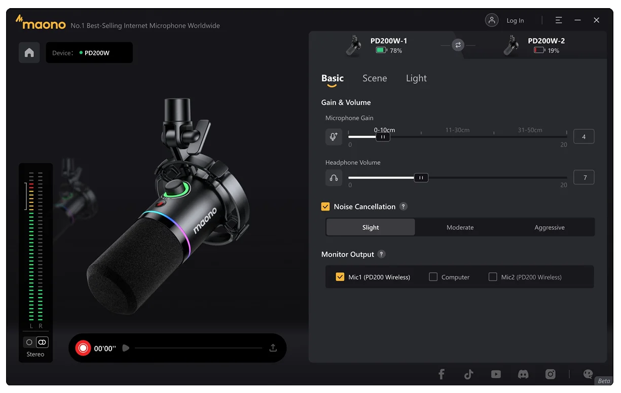 Maono PD200W Hybrid Microphone 1