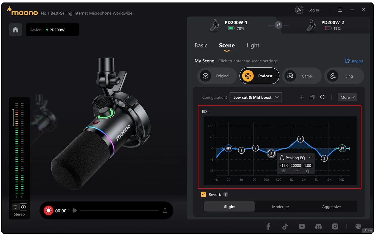 Maono PD200W Hybrid Microphone 13