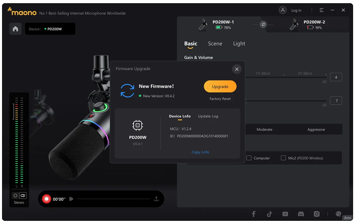 Maono PD200W Hybrid Microphone 25