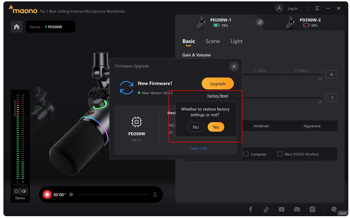 Maono PD200W Hybrid Microphone 26