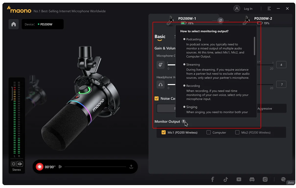 Maono PD200W Hybrid Microphone 6