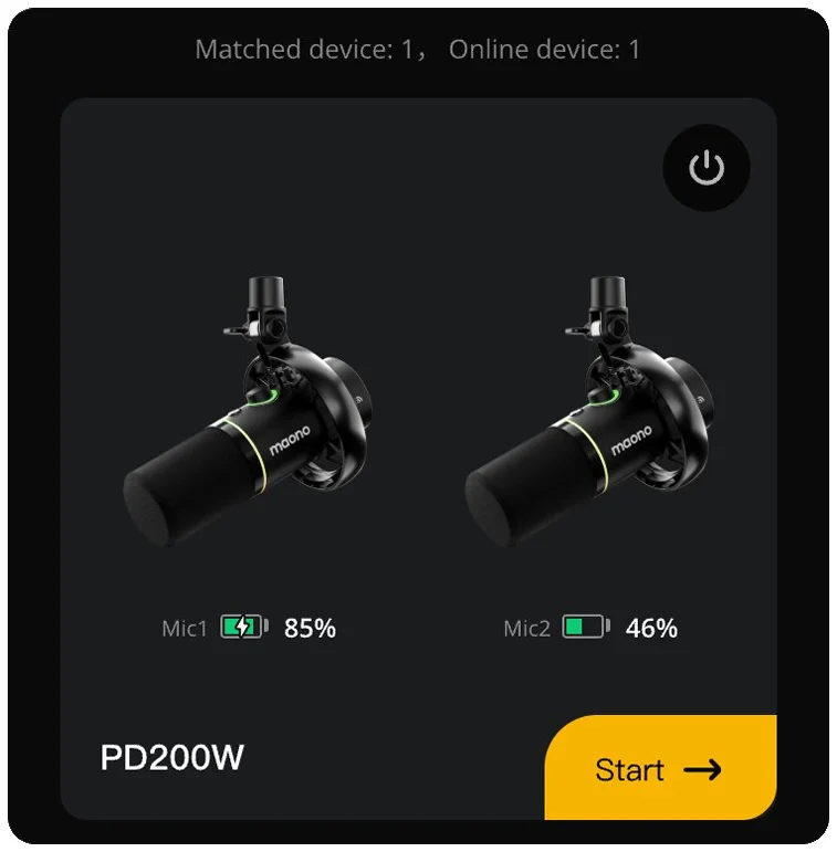 Maono PD200W-T1 Plus Mobile 1