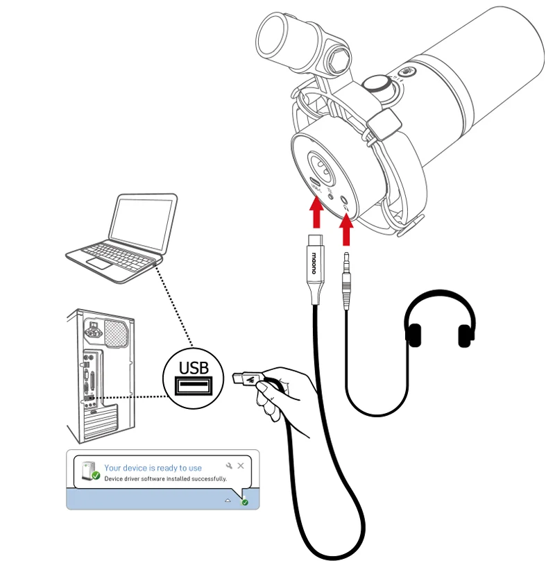 Maono PD200X Dynamic Microphone 11