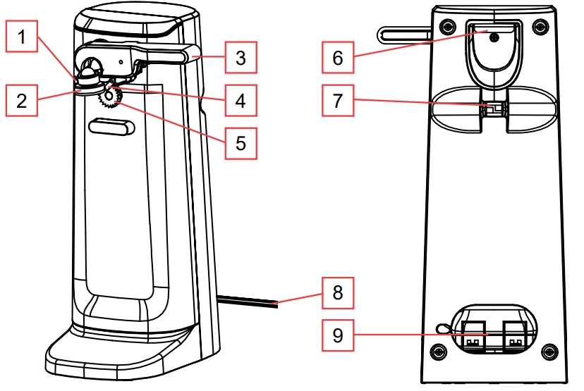 Morphy Richards MRCO5SS Electric Can Opener 2