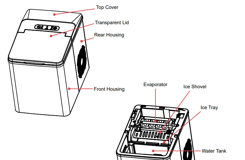 Morphy Richards MRICE12SS Compact Ice Maker 2