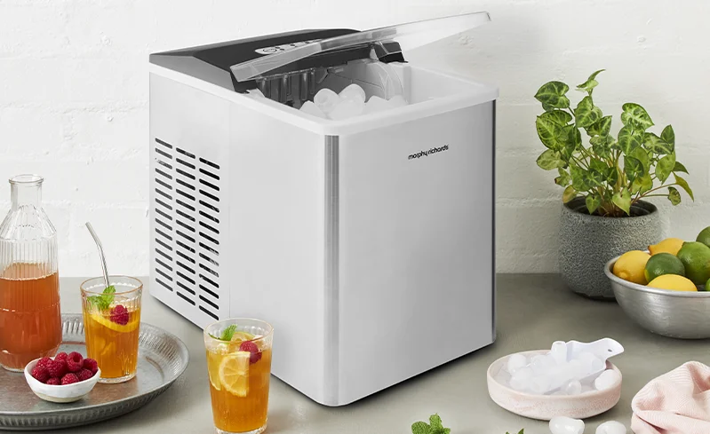 Morphy Richards MRICE12SS Compact Ice Maker feat