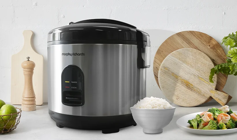 Morphy Richards MRRC18SS 10-Cup Rice Cooker User Manual