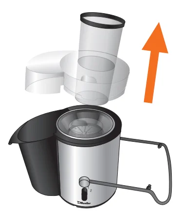 Mueller MLR010021N Ultra-Power Juicer 6