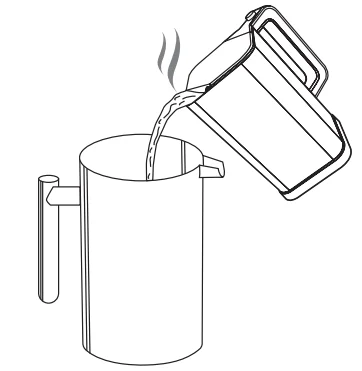 MuellerLiving MLR010563N Stainless Steel French Press Coffee Maker 5