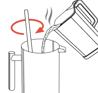 MuellerLiving MLR010563N Stainless Steel French Press Coffee Maker 7