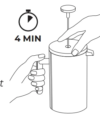 MuellerLiving MLR010563N Stainless Steel French Press Coffee Maker 8