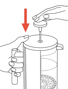 MuellerLiving MLR010563N Stainless Steel French Press Coffee Maker 9